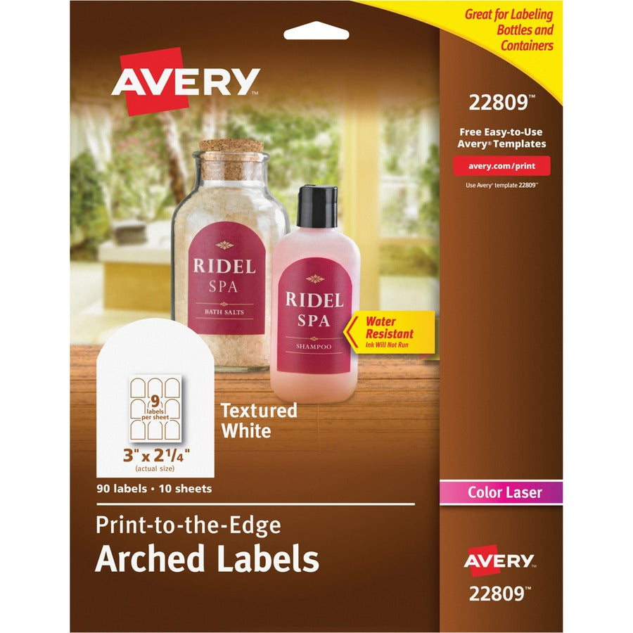 Avery&reg; Arched Labels - Sure Feed - Print-to-the-Edge