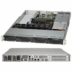 BLACK 1U SC815 WIO CHASSIS W/ R