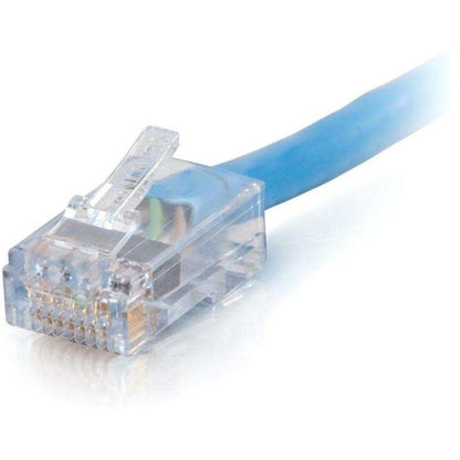 C2G-25ft Cat6 Non-Booted Network Patch Cable (Plenum-Rated) - Blue