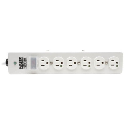 Tripp Lite Hospital-Grade Surge Protector with 6 Hospital-Grade Outlets 10 ft. (3.05 m) Cord 1050 Joules UL 1363 Not for Patient-Care Rooms
