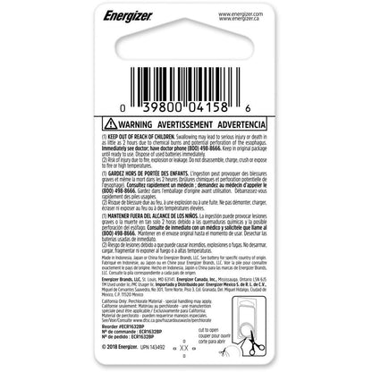 Energizer 1632 Lithium Coin Battery 1 Pack