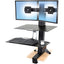 WORKFIT-S SIT-STAND WKSTN DUAL 