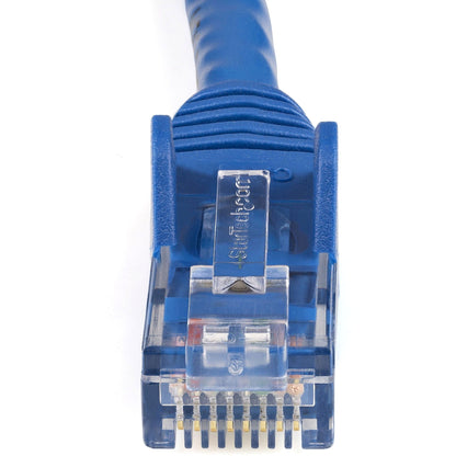 StarTech.com 6in CAT6 Ethernet Cable - Blue Snagless Gigabit - 100W PoE UTP 650MHz Category 6 Patch Cord UL Certified Wiring/TIA