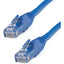 StarTech.com 6in CAT6 Ethernet Cable - Blue Snagless Gigabit - 100W PoE UTP 650MHz Category 6 Patch Cord UL Certified Wiring/TIA