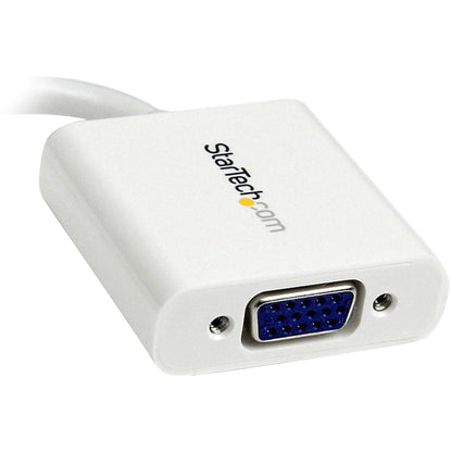 StarTech.com Mini DisplayPort to VGA Adapter Active Mini DP to VGA Converter 1080p Video mDP 1.2 to VGA Monitor/Display Adapter Dongle
