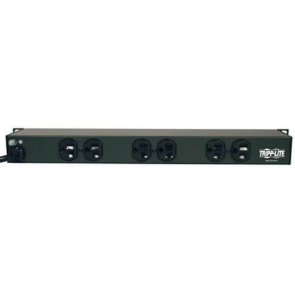 Tripp Lite 1U Rack-Mount Network Server Power Strip 120V 15A 6-Outlet (Rear-Facing) 15 ft. (4.57 m) Cord