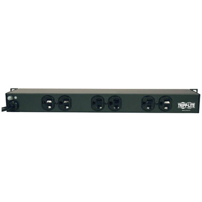 Tripp Lite 1U Rack-Mount Network Server Power Strip 120V 15A 6-Outlet (Rear-Facing) 15 ft. (4.57 m) Cord