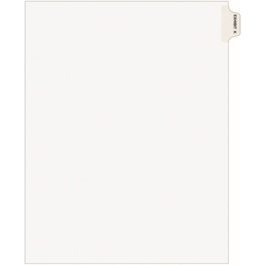 Avery&reg; Individual Legal Dividers Avery&reg; Style Letter Size Side Tab EXHIBIT K (1381)