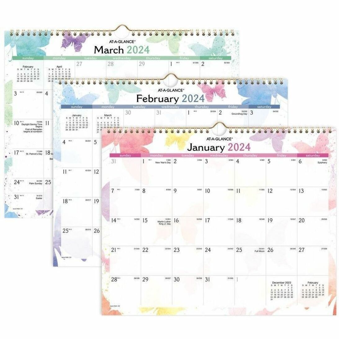 At-A-Glance WatercolorsWall Calendar