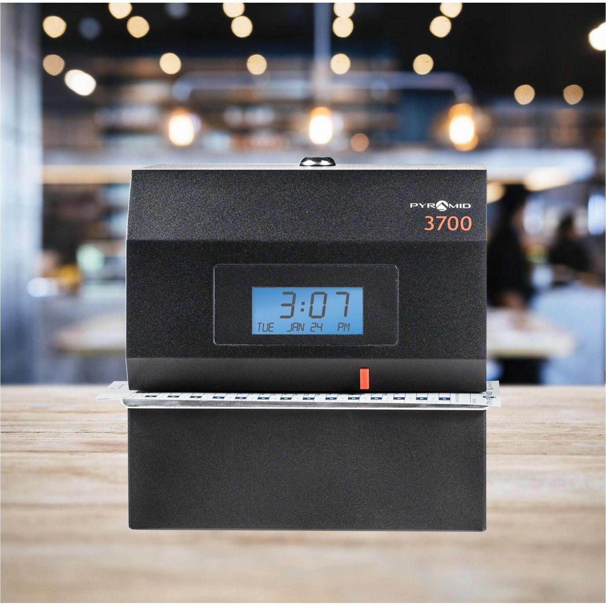 Pyramid Time Systems 3700 Heavy Duty Time Clock & Document Stamp ...