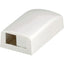 1PK SURFACE MNT BOX 2PORT WHT  