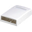 1PK SURFACE MNT BOX 4PORT WHT  