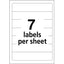 Avery® File Folder Labels on 4