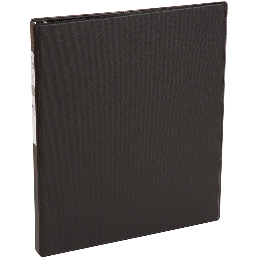 Avery&reg; Economy 3 Ring Binder 0.5" Round Rings 1 Black Binder (03201)