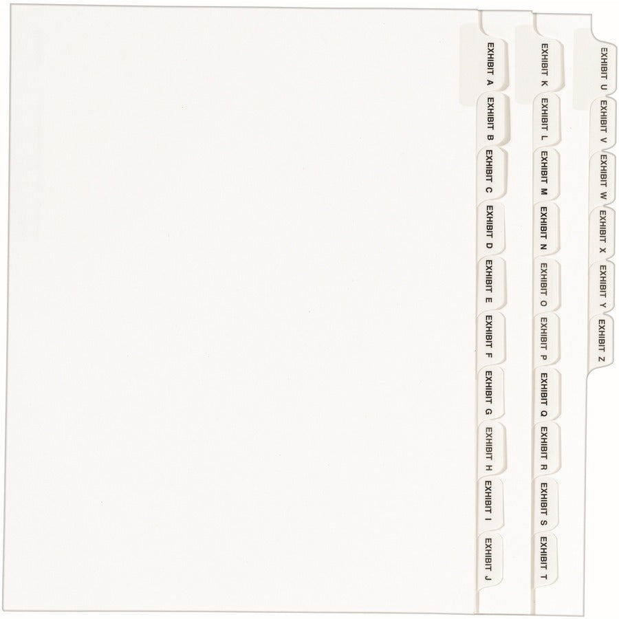 Avery&reg; Standard Collated Legal Dividers Avery&reg; Style Letter Size EXHIBIT A-Z Tab Set (01370)