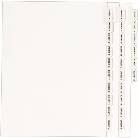 Avery&reg; Standard Collated Legal Dividers Avery&reg; Style Letter Size EXHIBIT A-Z Tab Set (01370)