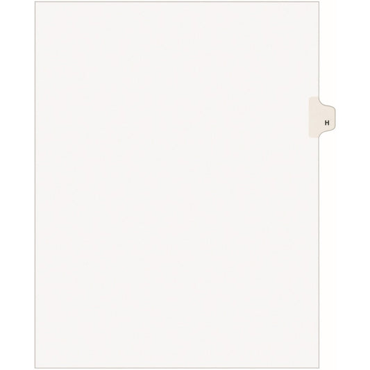 Avery&reg; Individual Legal Dividers Avery&reg; Style Letter Size Side Tab H (1408)