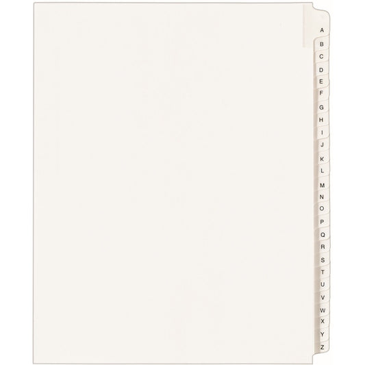 Avery&reg; A-Z Legal Exhibit Dividers for 3 Ring Binders 25-Tab Set Allstate(R) Style 1 Binder Divider Set (01700)