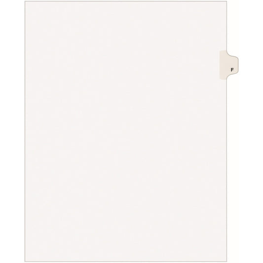 Avery&reg; Individual Legal Dividers Avery&reg; Style Letter Size Side Tab F (1406)