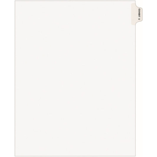 Avery&reg; Individual Legal Dividers Avery&reg; Style Letter Size Side Tab EXHIBIT U (1391)