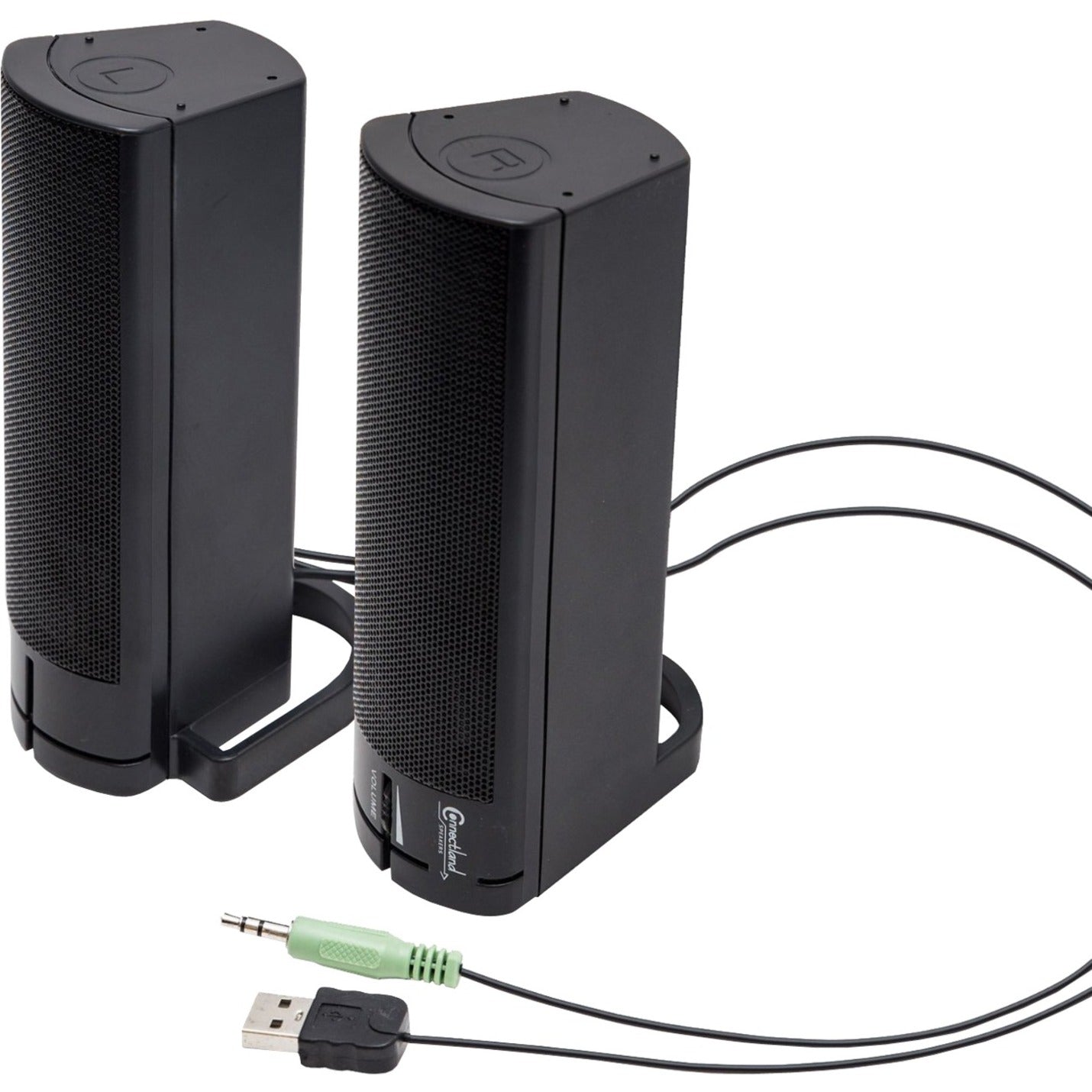 Connectland CL-SPK20037 2.0 Speaker System - 5 W RMS - Black