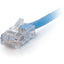C2G-10ft Cat6 Non-Booted Network Patch Cable (Plenum-Rated) - Blue