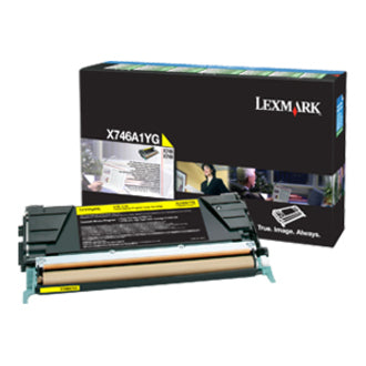 YELLOW TONER CARTRIDGE FOR X746