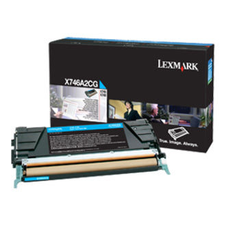 Lexmark Laser Toner Cartridge - Cyan - 1 / Pack