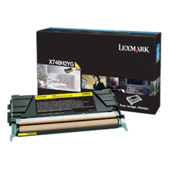 Lexmark Original Laser Toner Cartridge - Yellow Pack