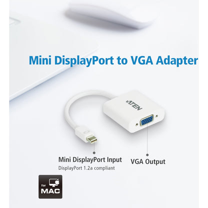 ATEN Mini DisplayPort to VGA Adapter