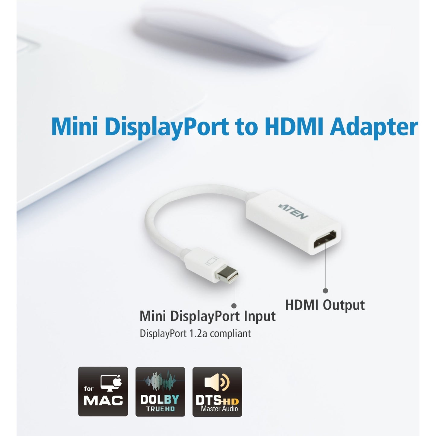 VanCryst Mini DisplayPort to HDMI Adapter