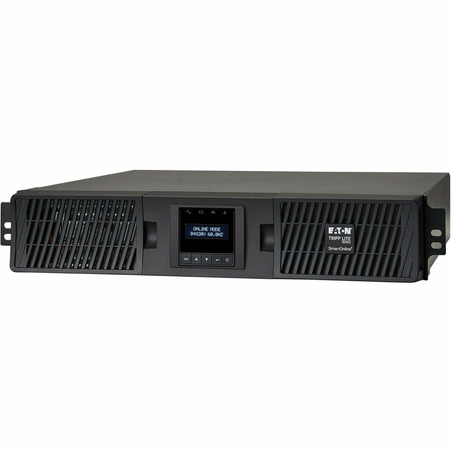 Eaton Tripp Lite series UPS SmartOnline 1500VA 1350W 120V Double-Conversion Sine Wave UPS - 8 Outlets Extended Run Network Card Option LCD USB DB9 2U Rack/Tower