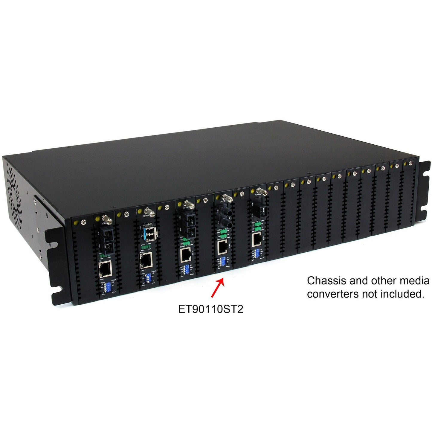 StarTech.com 10/100 Mbps Multi Mode Fiber Media Converter ST 2 km