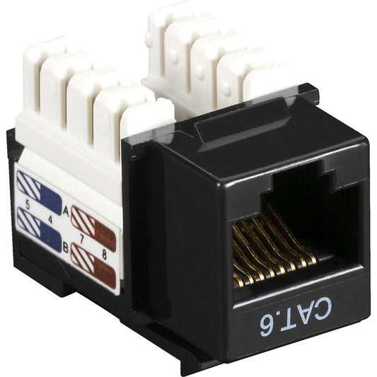 25-PACK CAT6 KEYSTONE JACK UNSH