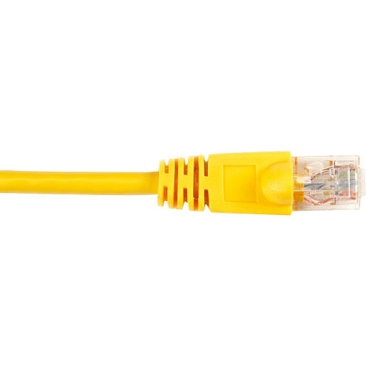 Black Box CAT5e Value Line Patch Cable Stranded Yellow 7-Ft. (2.1-m) 10-Pack