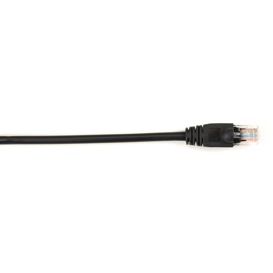 1FT BK 5-PK CAT6 250MHZ ETHERNE