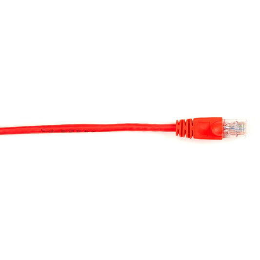 1FT RD 5-PK CAT6 250MHZ ETHERNE