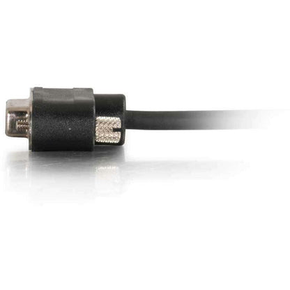 C2G 3ft Serial RS232 DB9 Null Modem Cable with Low Profile Connectors F/F - In-Wall CMG-Rated