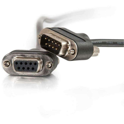 C2G 15ft RS232 DB9 Cable with Low Profile Connectors - In Wall Rated - M/F