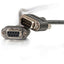 C2G 15ft RS232 DB9 Cable with Low Profile Connectors - In Wall Rated - M/F