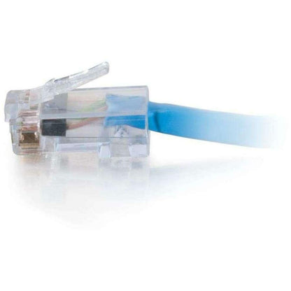 C2G 1 ft Cat6 Non Booted Plenum UTP Unshielded Network Patch Cable - Blue