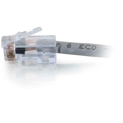 C2G 35 ft Cat6 Non Booted Plenum UTP Unshielded Network Patch Cable - Gray