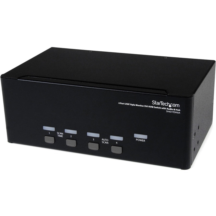 StarTech.com DVI KVM Switch with Audio & USB 2.0 Hub