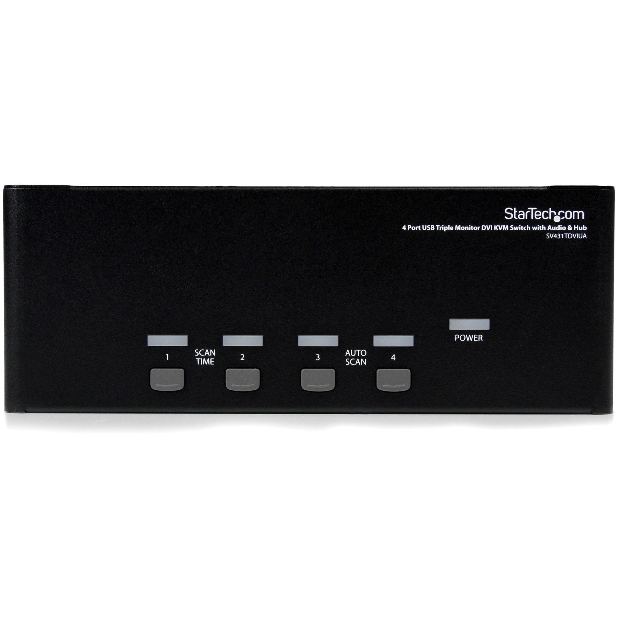 StarTech.com DVI KVM Switch with Audio & USB 2.0 Hub - Thumbnail 3
