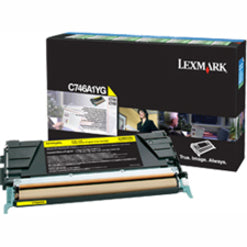 Lexmark Laser Toner Cartridge - Return Program - Yellow - 1 Each