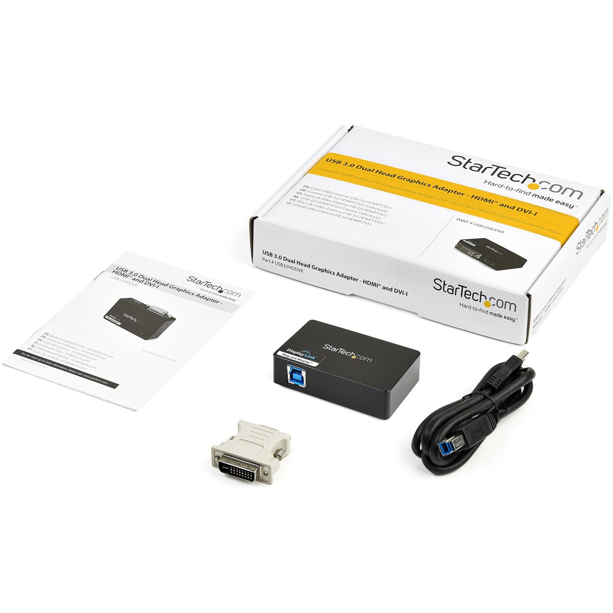 StarTech.com USB32HDDVII USB Graphics Adapter - Thumbnail 5