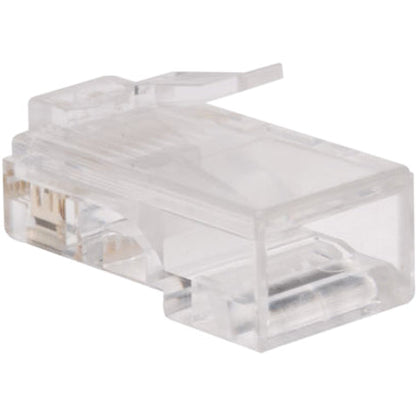 Tripp Lite RJ45 for Flat Solid / Standard Conductor 4-Pair Cat5e Cat5 Cable 100 Pack