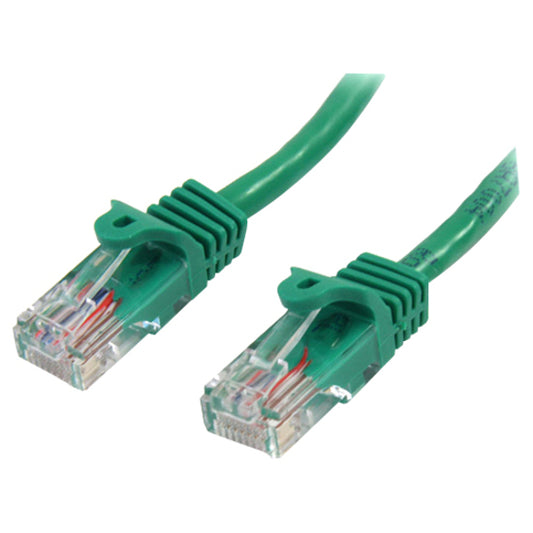 5FT GREEN CAT5E CABLE SNAGLESS 