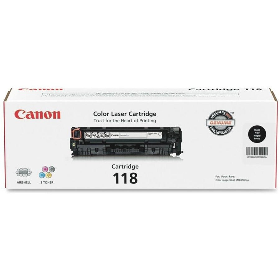 Canon Cartridge 118BK Original Toner Cartridge