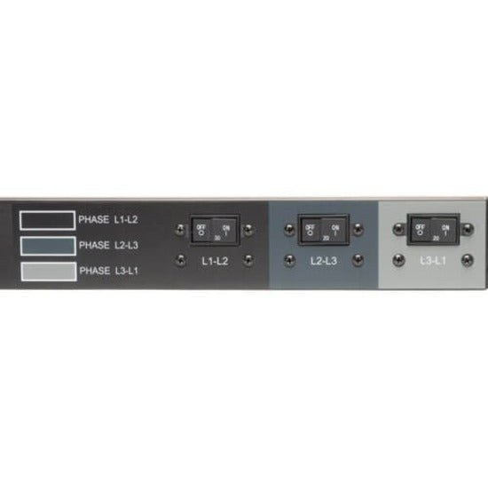 Tripp Lite PDU 3-Phase Metered 208V 14.4kW 36 C13; 6 C19; 3 L6-30R 0URM